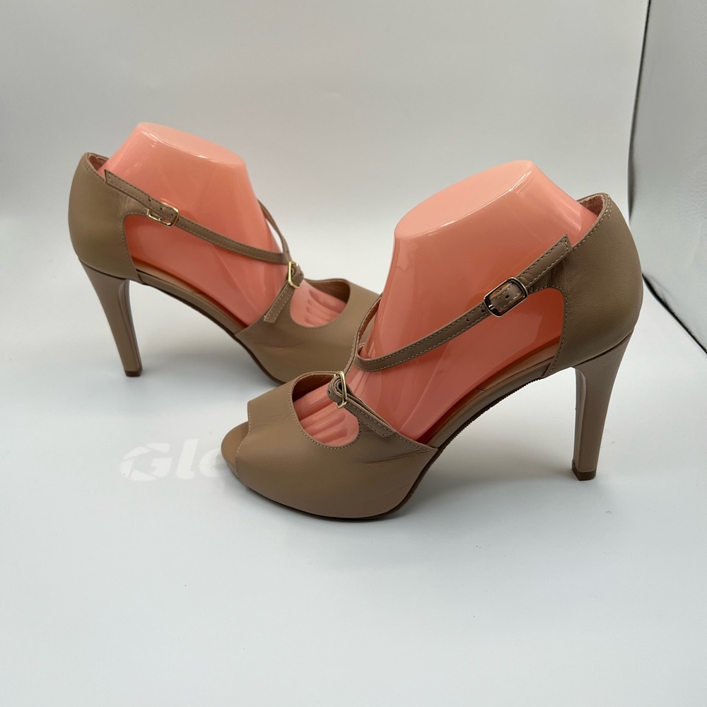 Rose Petals by Walking Cradles Nude Peep-Toe Heels